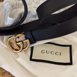 Gucci GG Marmont thin belt